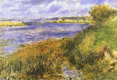 Banks of the Seine at Champrosay, Pierre Renoir